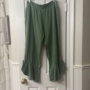 Matilda Jane Green Ruffle Hem Pants